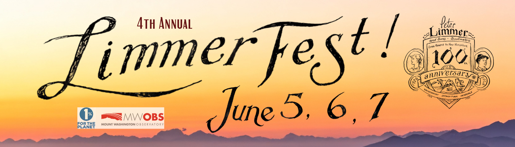 4th Annual LimmerFest. June 5, 6, 7, 