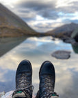 Limmer Looking over Lake in Mountains