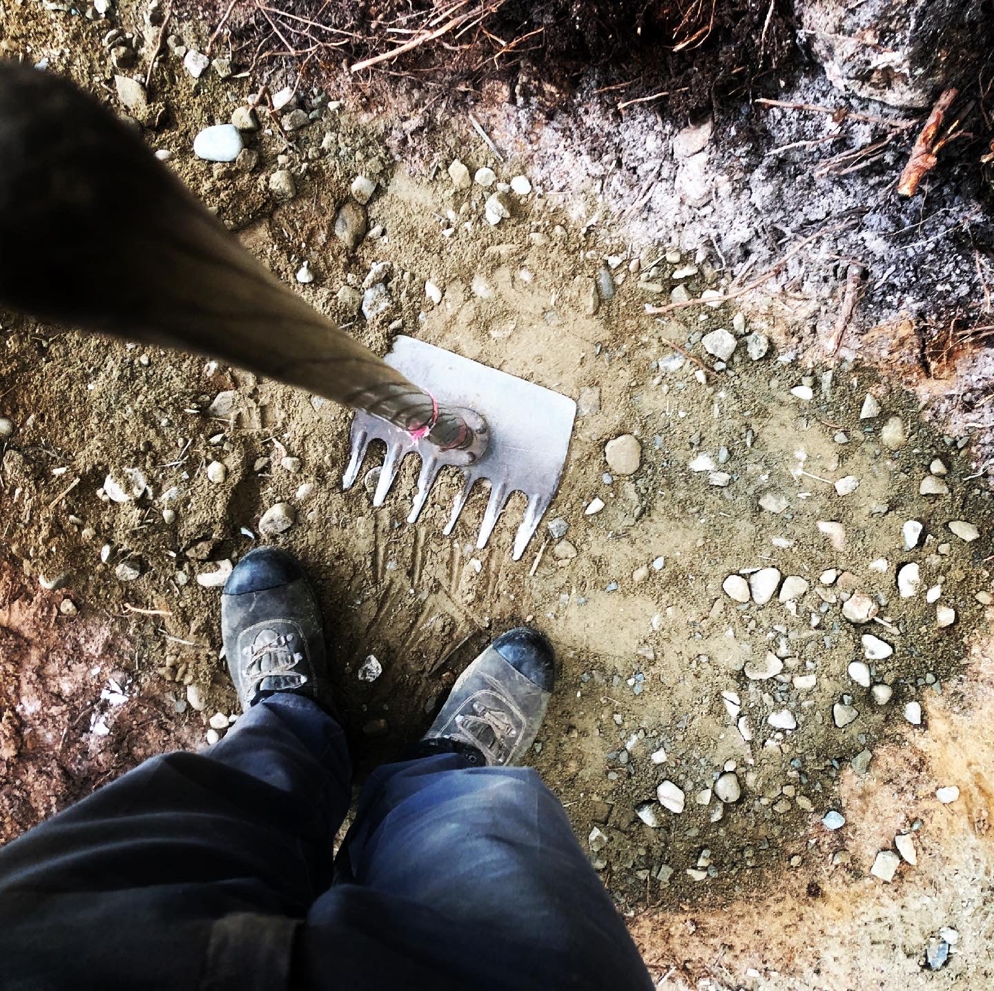 Build Trail in Limmer Boots McCloud Trail Building Equipment